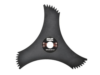 Диск для триммера MASTERTOOL 255х25,4 мм 3Т